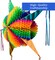 Mexican Piñata (X-Large 34 inches) - Rainbow Piniata - Authentic Handmade Foldable Large Pinata for Birthday Party - Piñatas para Cumpleaños - Mexican Star Pinata - Cinco de Mayo Pinatas